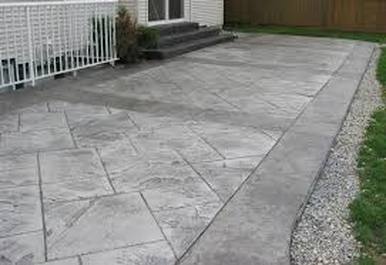 this is a picture of concrete driveway resurfacing